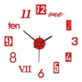 thumbnail image 2 of NOVELAR Modern Wall Sticker Clock, 15.7 inch, Adjustable 8-20 inch, Battery-Powered Silent Movement, Decorative Timepiece for Home or Office, 2 of 7