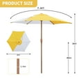 thumbnail image 6 of Ainfox 7.5ft Beach Round Market Patio Umbrellas, UV Resistant, 6 of 8