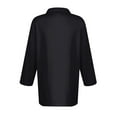 thumbnail image 5 of Mohiass Halloween Shirt Womens Plus Size 3/4 Sleeve Scary Skull Polo Shirt Button Collared Horror Spider Tops Lapel Funny Witch T-Shirt Gray S, 5 of 5