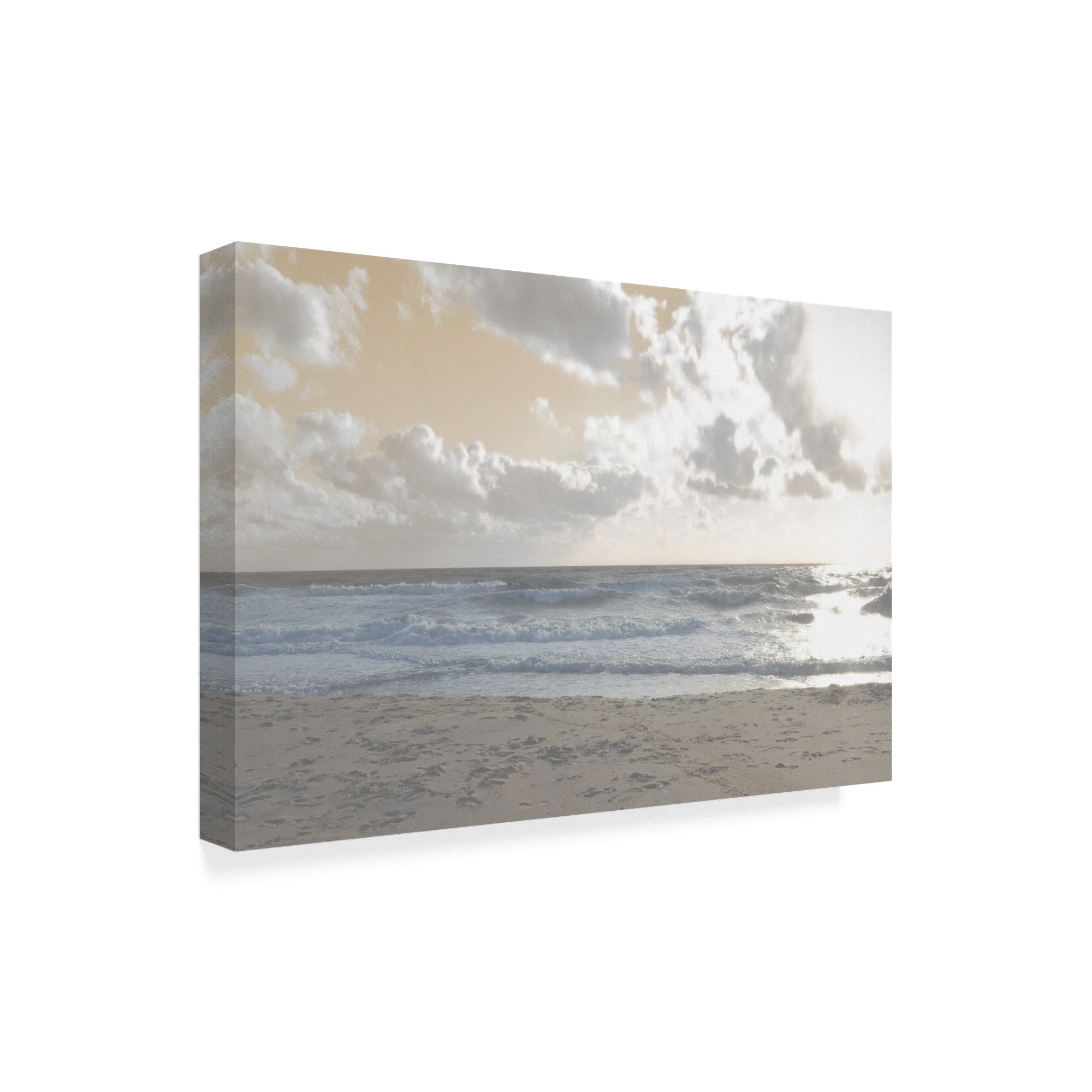 Trademark Fine Art 'Serene Sea 3' Canvas Art by Sharon Chandler