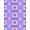 Pink Purple, Pattern 10, variant on ODIKA 8'x10' Washable Area Rug Durable, Non-Slip Pink Traditional Purple Grid Symmetrical Repeating Checkered for Living Room, Under Sectional, Family