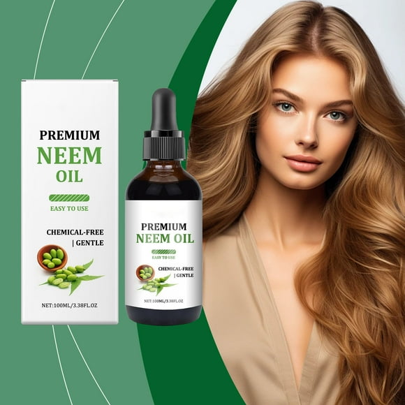 PPgejGEK Nourishing Scalp Skin Care Nails Neem Oil Massage Oil Deeply Nourishes The Skin Nails 100ml for Valentine's Day Mother's Day Christmas Birthday Gifts Flash Deals
