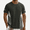 Gray #010, variant on Workout Shirts for Men Summer Quick Dry Athletic T-Shirts Short Sleeve Crew Neck Tops Breathable Comfy Running Blouses, S