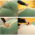 thumbnail image 4 of Una cosa Muñeco de peluche de dinosaurio, muñeca grande, muñeca de tela, durmiendo en la cama, almohada con abrazadera para las piernas, regalo de cumpleaños para niñas Regalos vacaciones, 4 of 7