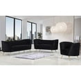 thumbnail image 4 of Homestock Vintage Vogue Black Velvet Chair, 4 of 10