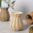 thumbnail image 4 of Giaone Rustics Woven Table Vase Rattan Vase for Dried Flower Arrangements, Light weights Home Decors Modern Rattan Texture Vase, 4 of 19