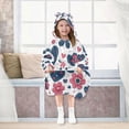 thumbnail image 7 of BZSMCE Wearable Blanket Hoodie Fashion Denim Love Garden Home Wear, 7 of 7