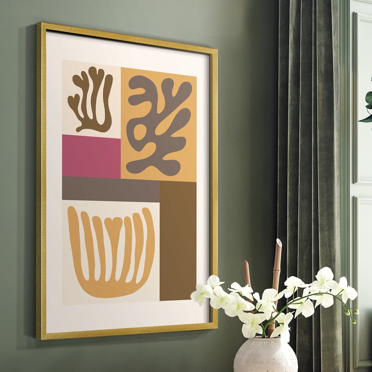Matisse CCLVIII in Solid Wood 11 x 14 Framed Print
