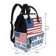 thumbnail image 2 of Disketp Thank You Veterans Mochila de Pañales de Gran Capacidad con Múltiples Bolsillos, Mochila de Viaje Multifuncional para Bebé, Unisex, Moderna y Resistente, 2 of 6