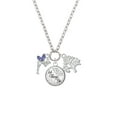 thumbnail image 2 of Delight Jewelry Silvertone Small Fairy with Purple Wings Let Things Go Fall Zoey Charm Necklace, 28", 2 of 4