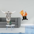 thumbnail image 2 of Arte Tribal De Cabeza De Toro Para Colgar En La Pared Y Escultura De Pez Moderna De Resina, Adorno Artesanal Para Oficina, Granja, Dormitorio, Escritorio, Decoración Del Hogar., 2 of 8