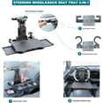 thumbnail image 5 of Steering Wheel Desk Car Food Eating Tray Table,Car Laptop Desk with Phone/Tablet/Cup Holder for SUVs,Trucks & Vans, 5 of 7