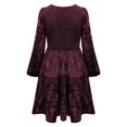 thumbnail image 6 of GZWYHT Dresses for Women 2025,Prom Dresses Velvet Homecoming Dresses Fall Flowing Cocktail Dresses Casual A Line Mini Dress Wedding Guest Dresses,Formal Dresses,Pink Dress,Cocktail Dresses L, 6 of 9