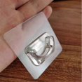 thumbnail image 2 of Nail-Free Pole Bracket Shower Retainers Mounts Racks Home White, 2 of 5