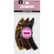 Conair 3pk Small Banana Combs