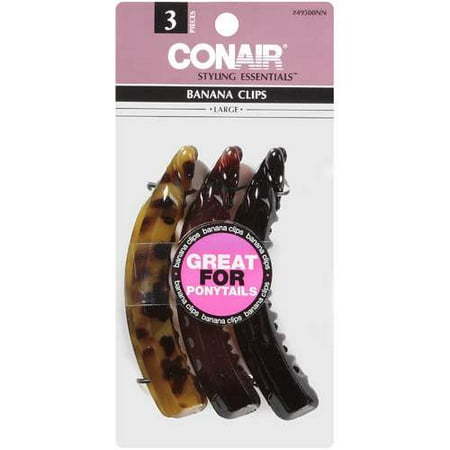 Conair 3pk Small Banana Combs