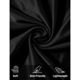 thumbnail image 5 of Ausing Oil Glossy Briefs for Women Shiny Smooth Panties Seamless Stretch High Waisted Underpants High Cut Soft Comfort Underwear Rave Bottom Black S, 5 of 6