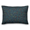thumbnail image 2 of Creative Products Blue Leopard 20 x 14 Spun Poly Pillow, 2 of 3