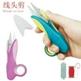 thumbnail image 4 of Protective Sleeve Embroidery Yarn Scissors Small Thread Sewing  U-Shaped Yarn Cut with Cover Cross Stitch Small Scissors Line Cut, 4 of 5