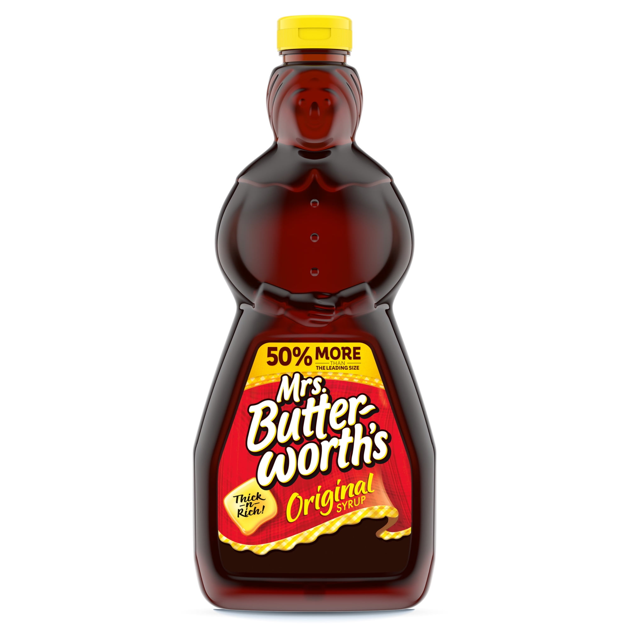 (2 pack) Mrs. Butterworth's Original Thick and Rich Pancake Syrup, 36 fl. oz.