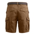 thumbnail image 6 of Mens Cargo Shorts Stretch Work Shorts Comfy Relaxed Fit Lounge Hiking Chino Short with Multi Pockets, S, 6 of 7
