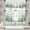 Floral Green, variant on Coffee Kitchen Curtains Black Red Window Curtains Valance and Tier Set 36 Inch, Cute Rod Pocket Short Tier Curtain, Retro Brown White Doodle Small Cafe Curtains for Kitchen Decor