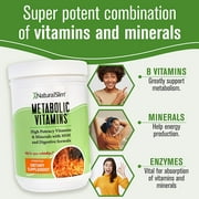 NaturalSlim Metabolic Vitamins 2-Pack Metabolism Booster w/ B-Complex for Energy