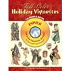 Dover Electronic Clip Art: Full-Color Holiday Vignettes CD-ROM and Book (Paperback)