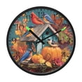 thumbnail image 2 of Voice Activated Clock with Glow Light 12 Inch Large Silent Wall Clock Battery Operated for Home Decor Birdhouse and Colorful Birds, 2 of 8