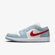 thumbnail image 1 of New Nike Women's Air Jordan 1 Low Shoes - Blue Grey (DC0774-164), 1 of 6