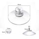 thumbnail image 2 of 20 Pcs Suction Cup Plastic Suction Pads 40mm Clear Pvc Sucker Pads Strong Adhesive Suction Holder W, 2 of 5