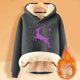 thumbnail image 2 of WILLBEST Sudadera Deportiva para Mujer Sudadera con Capucha Estampada Informal para Mujer XXXX-Grande, 2 of 4