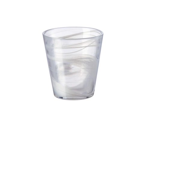 Bormioli Rocco Capri Water Glass, Set of 6, 12.5 oz, White