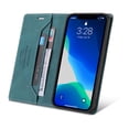 thumbnail image 2 of Wallet Case for iPhone 13 Pro, PU Leather Magnetic Closure Folio Flip Case with Kickstand Credit Card Holders Slots Shockproof TPU Inner Shell Phone Cover for iPhone 13 Pro (6.1inch),Blue, 2 of 12