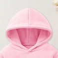 thumbnail image 6 of yocbz Toddler Hoodies Baby Toddler Kids Boy Girl Solid Casual Pocket Hoodie Sweatershirt Pullover Pink,Size for 5-6 Years, 6 of 7