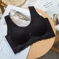thumbnail image 6 of Women Bras Woman Sexy Bra No rims Underwears Base Vest Style Sports Base Underwears Comfortable Bras for Women Black L, 6 of 7
