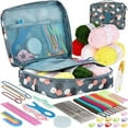 thumbnail image 4 of DIY Knitting Tools Kits Portable Crochet Hand Novice Beginners Multi-color Storage Kits,style b  58pcs, 4 of 7