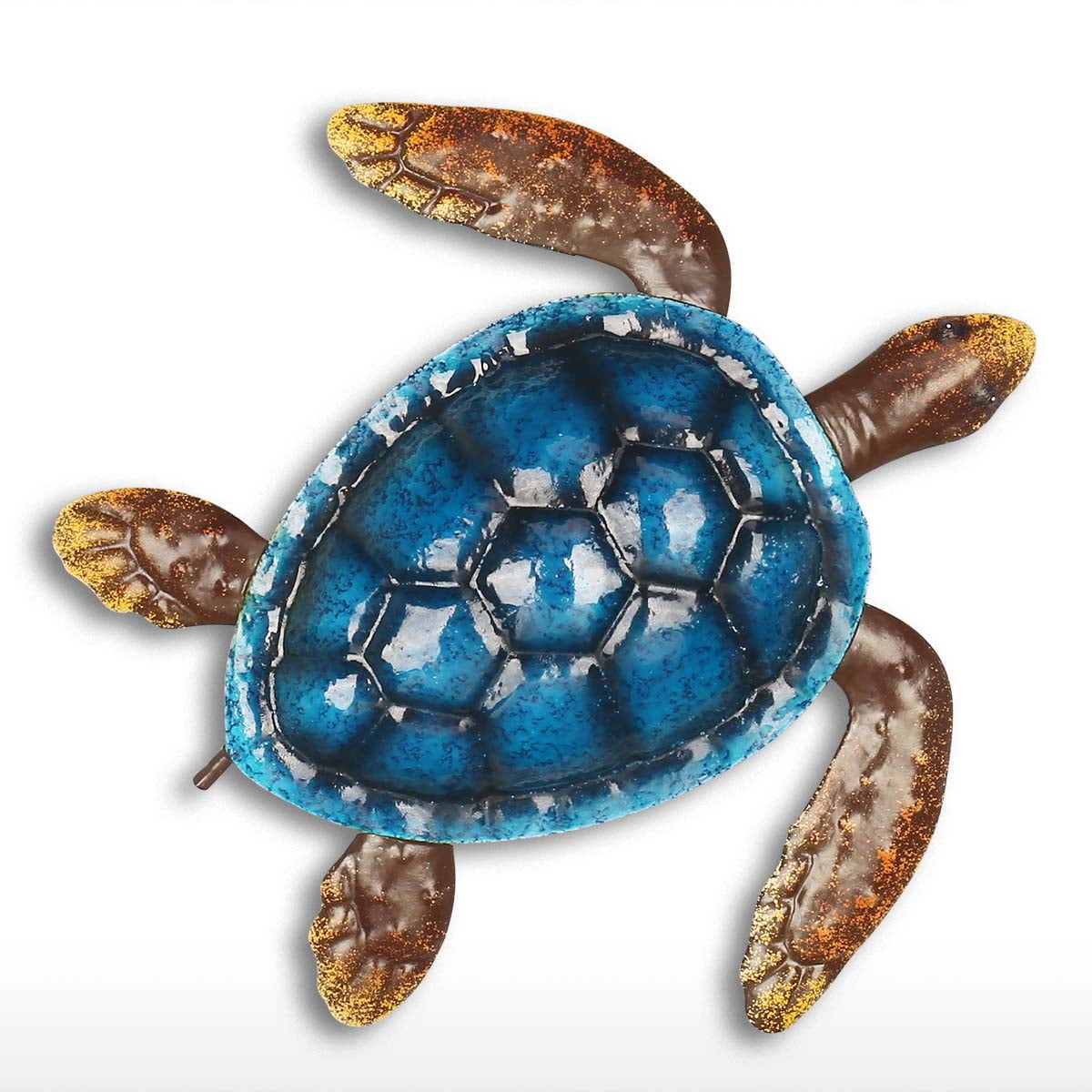 Blue Turtle Wall Decor Coast Ocean Sea Wall Art Iron Animal Wall Decor Home Bedroom Decoration