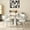 White, variant on KATBOC 35in Mid-Century Modern Dining Table and 4 Chairs Set,Round Black Glass Top & Silver Flared Base,Compact for Small Spaces,Kitchen,Dining Room,Apartment, Black