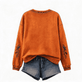 thumbnail image 4 of Women's Vintage Halloween Sweatshirt Witch Graphic Long Sleeve Pullover Tops Funny Casual Crewneck Fall Winter Cute Sweater, 4 of 4