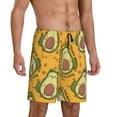thumbnail image 2 of Gaeub Avocado Dog Printed Men's Short Pajama Pants, Lightweight Lounge & Sleep Bottoms Keep You Cool - 4X-Large, 2 of 9