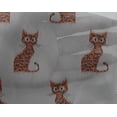 thumbnail image 4 of oneOone Tissu Georgette Viscose Imprimé Chat Ikat au Mètre 42 Pouces de Large, 4 of 4