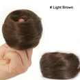 thumbnail image 2 of Chignons en Cheveux Humains Queue de Cheval Postiche Chouchous Brésiliens Extensions de Cheveux Beigne Chignon, 2 of 7