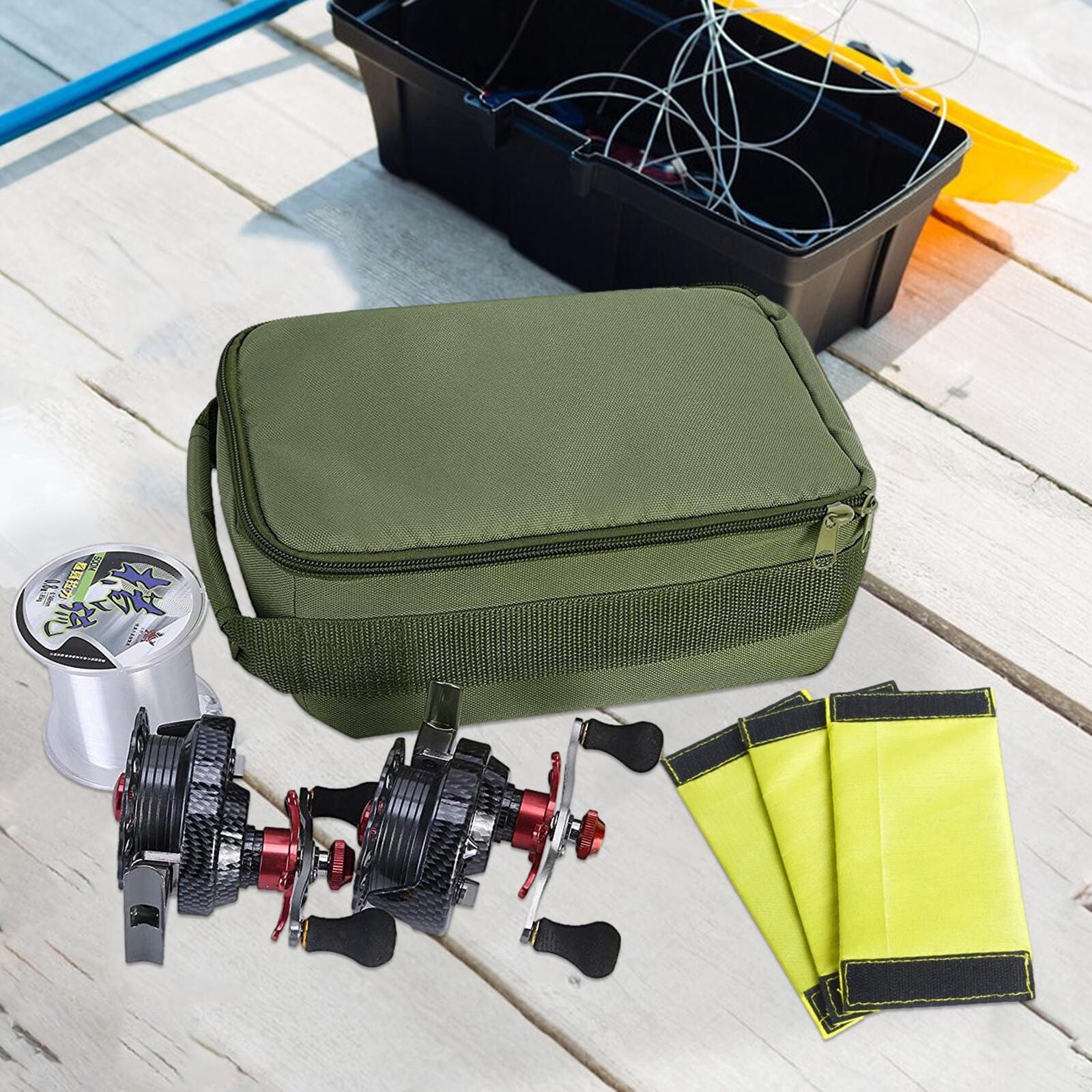 New Fishing Reel Bag Carp Fishing Tackle Bag Fishing Reel & Gear Storage Case