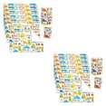 thumbnail image 1 of Transemion 6pcs Wide Application And Childlike Wrapping Paper For Versatile And Fun Gift Wrapping Colorfast PZ003-6 2Set, 1 of 6