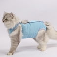 thumbnail image 2 of Cat Clothes Anti-infection Wound Prevention Professional Cat Surgery Recovery Body Suit for Kitten, 2 of 8