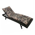 thumbnail image 2 of Outdoor Chaise Lounge Chair Cushion 75.98" x 22.83" Waterproof, High-Density Foam, Adjustable Straps, Patio Pool Deck Furniture Cushion (Ethnic Style), 2 of 18