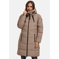 thumbnail image 6 of Marikoo Women's Warm Winter Coat with Hood - Quilted Thigh-Length Jacket - Natsukoo XVI, 6 of 9