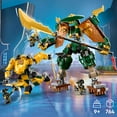 thumbnail image 5 of LEGO NINJAGO Lloyd and Arin’s Ninja Team Mechs 71794 Building Toy Set, Featuring 2 Battle Mechs and 5 Minifigures, Gift for Imaginative Boys and Girls Ages 9+ Who Love Ninja Adventures, 5 of 9