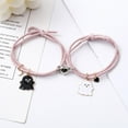 thumbnail image 7 of Cute Cartoon Ghost Romantic Couple Heart Magnetic Attracting Bracelets For Women Bracelet Jewelry Pendant Friendship Gift, 7 of 7